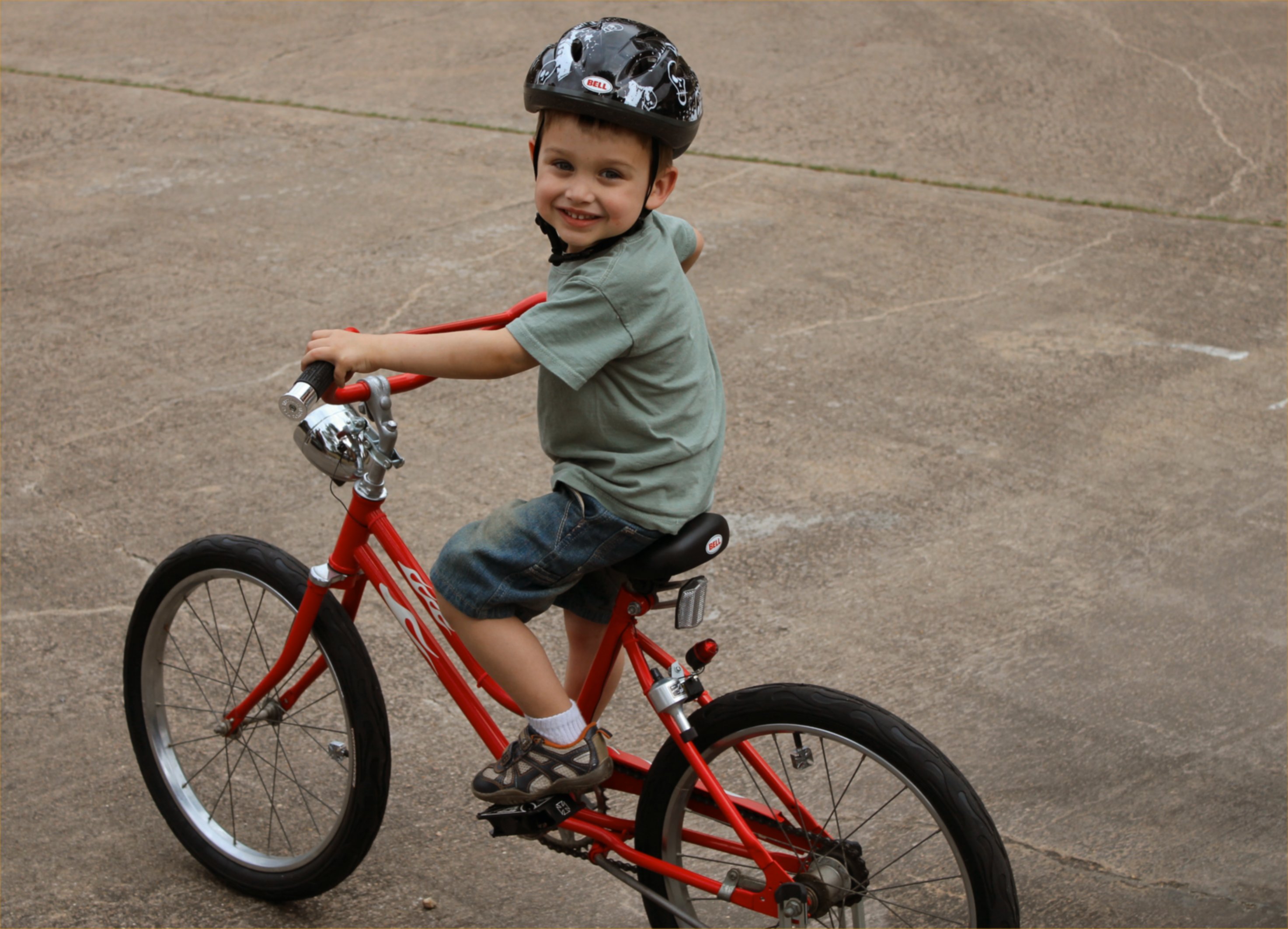 Boys Bike - Jonah RiDing His Bike