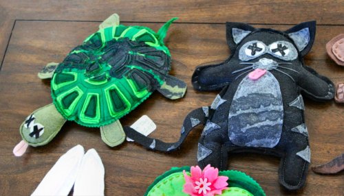 Road Kill Rice Bags - Turtle & Cat