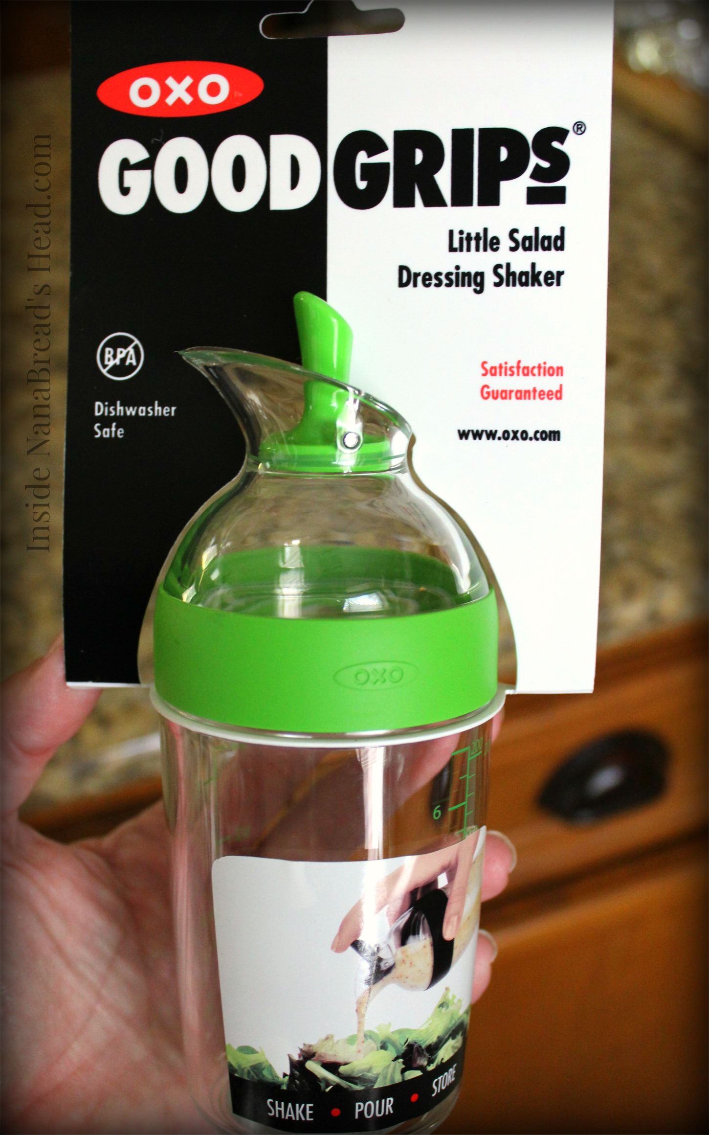 Little Salad Dressing Shaker (Green), OXO